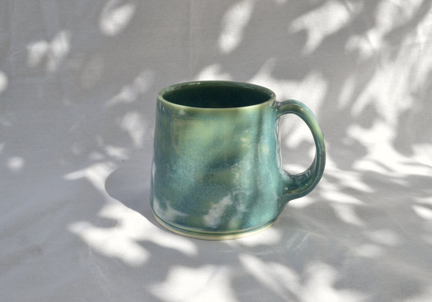Foliage Mug - 7 - Earth Animated Pottery