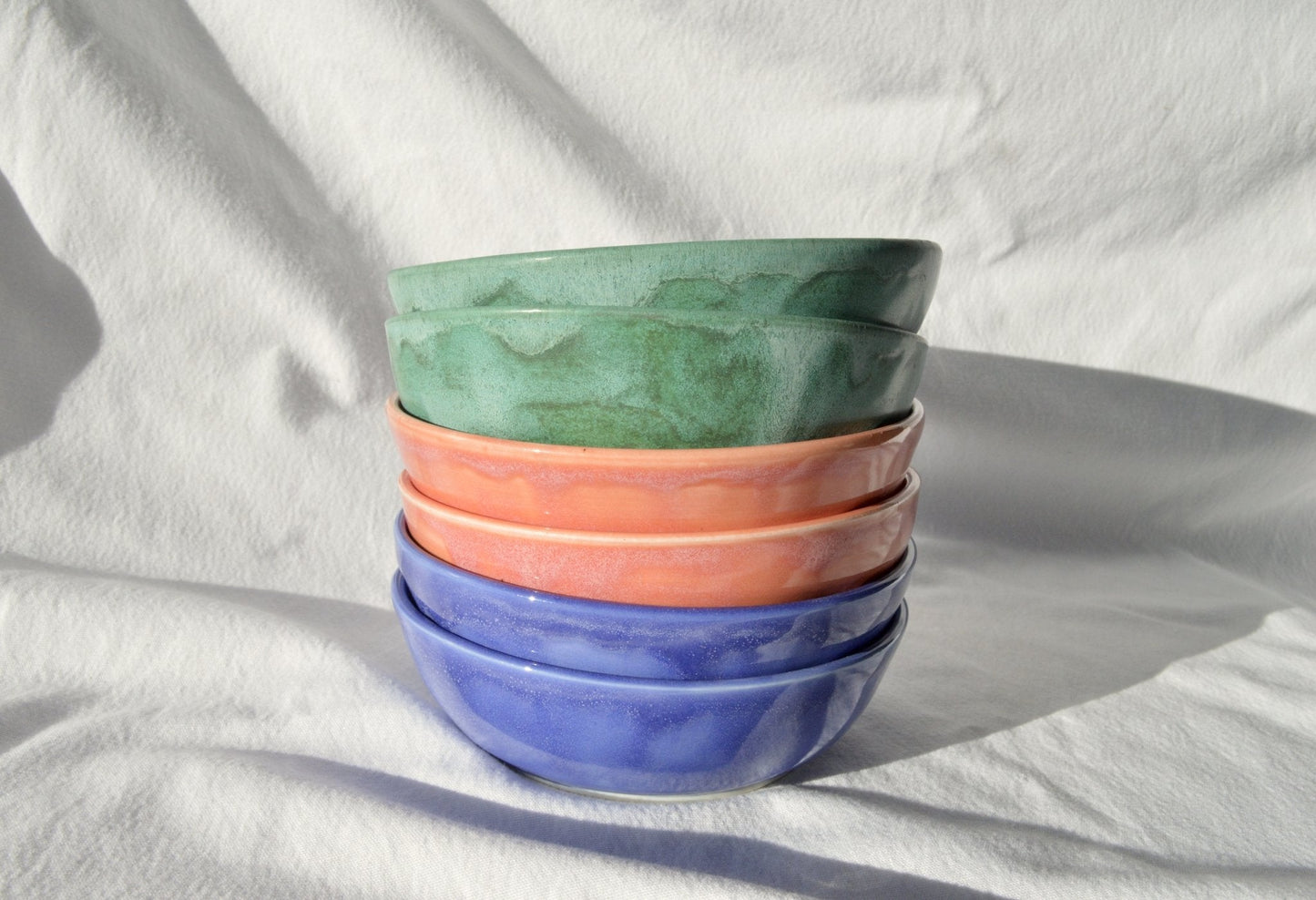 Sunrise Bowls - Set of Two - Earth Animated Pottery