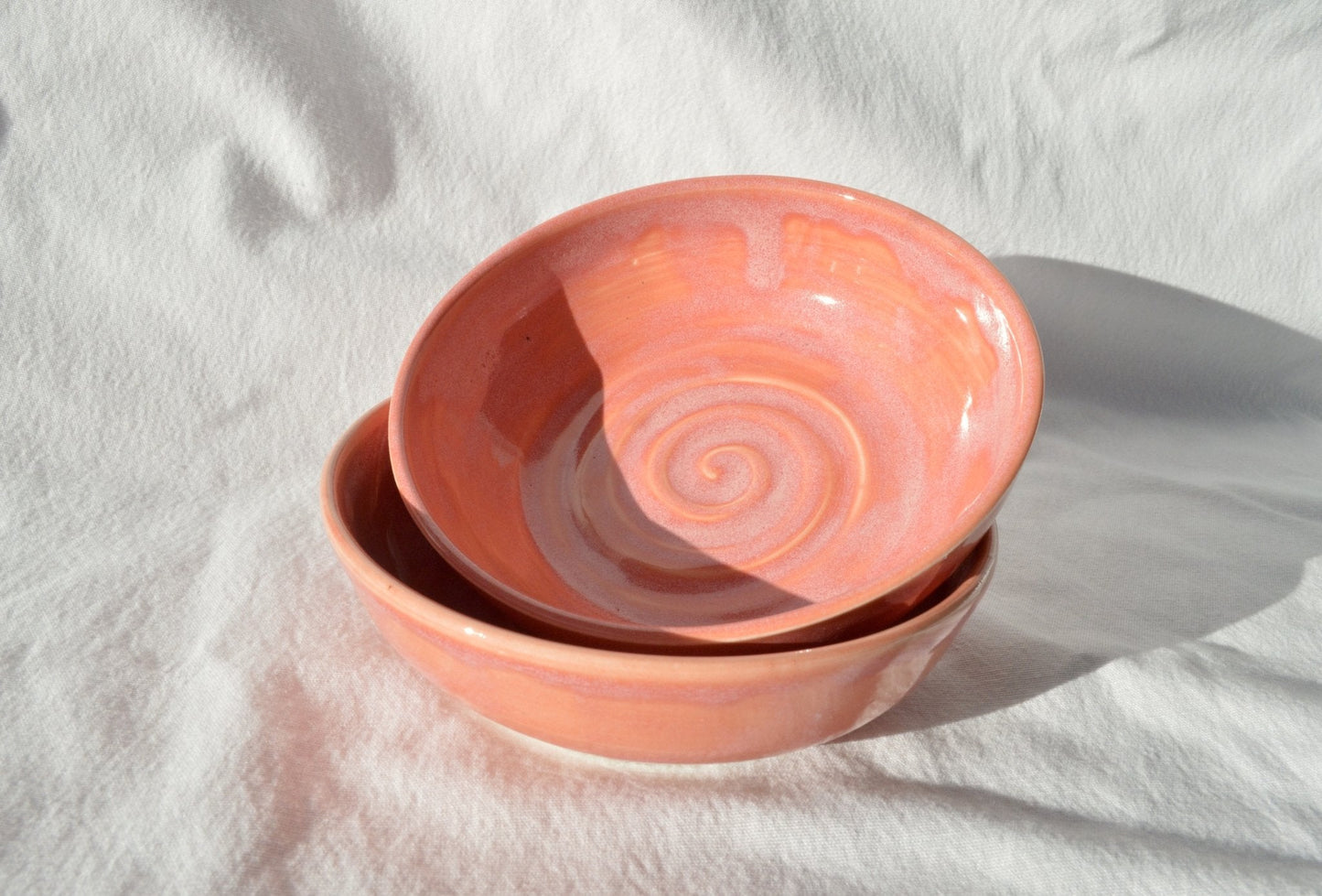 Sunrise Bowls - Set of Two - Earth Animated Pottery