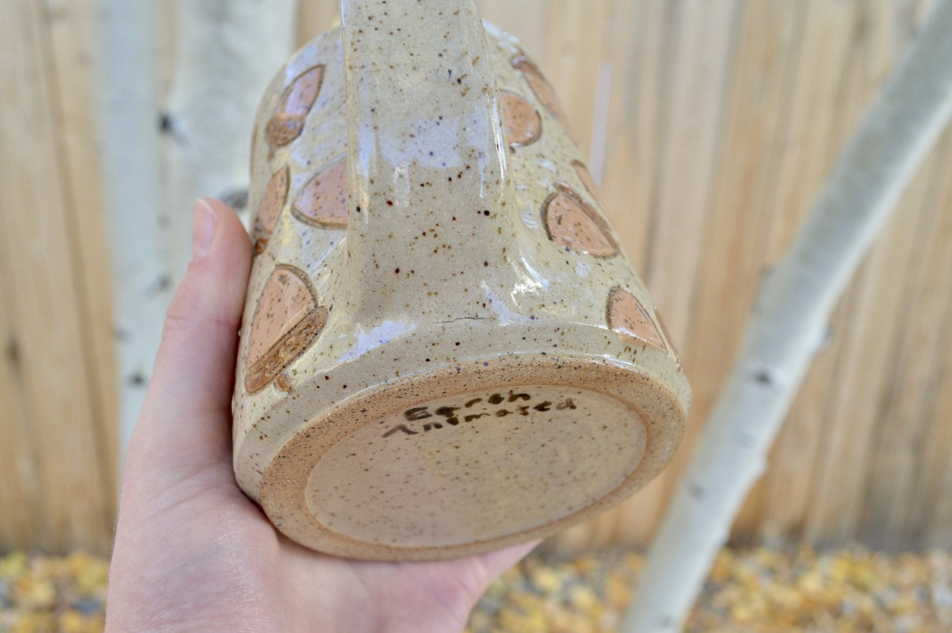 2nd - Acorn Mug - Earth Animated Pottery