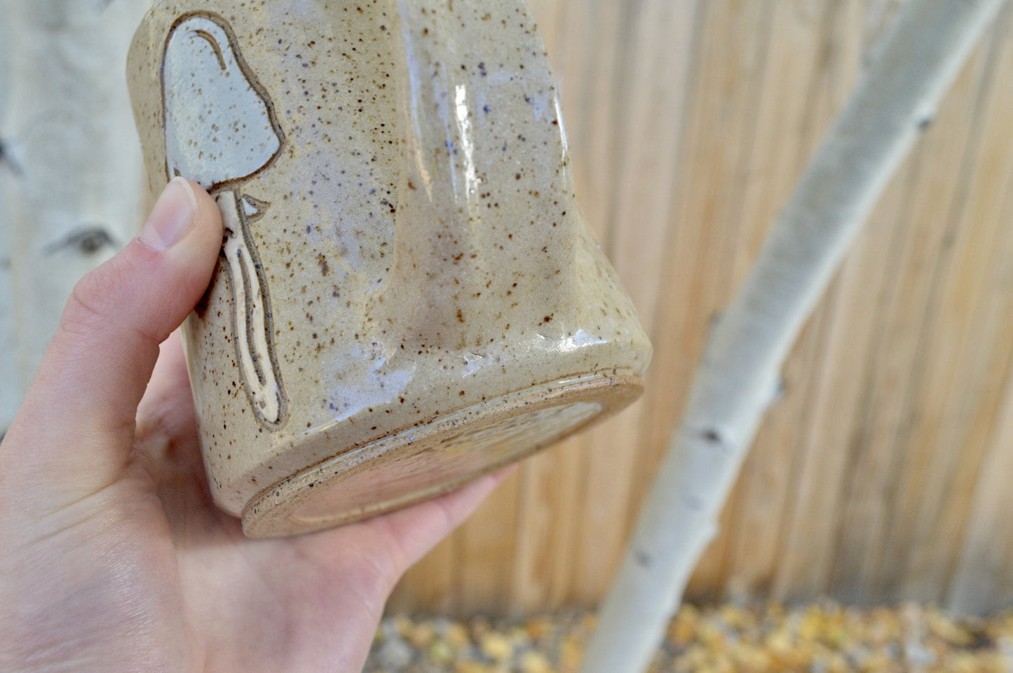 2nd - Mushroom Mug - Earth Animated Pottery