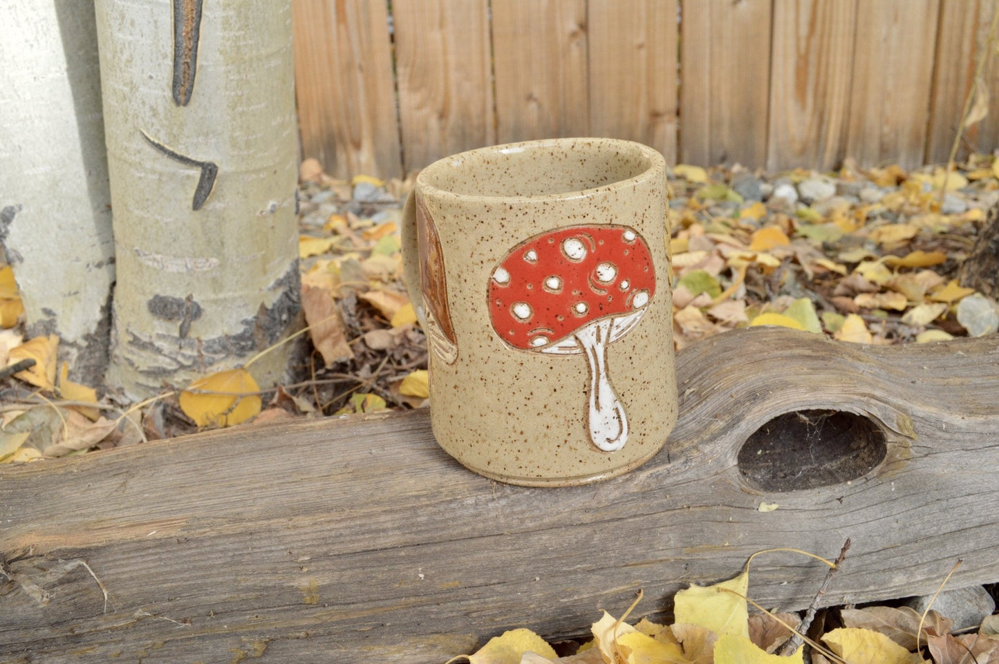 2nd - Mushroom Mug - Earth Animated Pottery