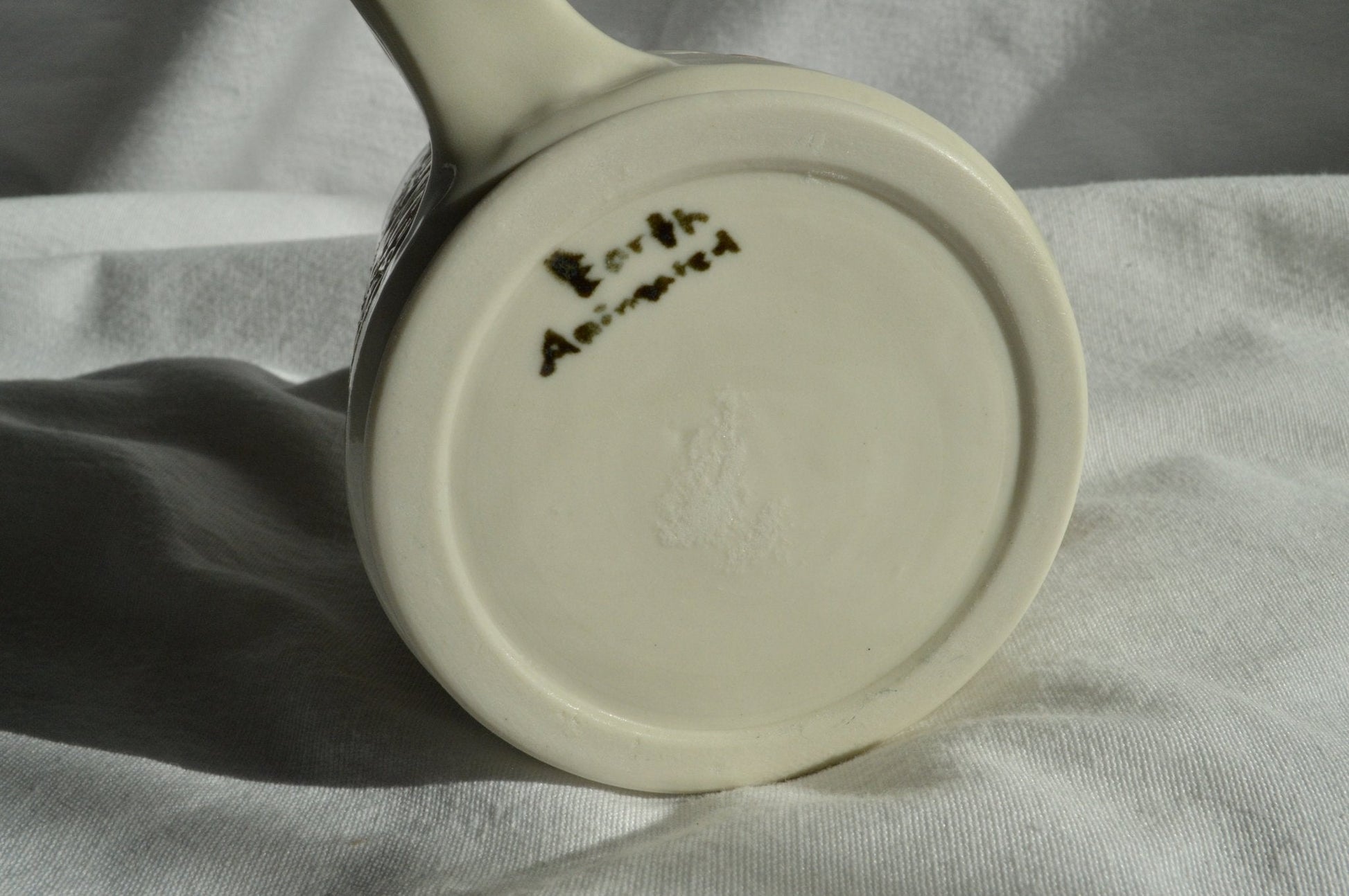 2nd - Pinecone Mug - Earth Animated Pottery