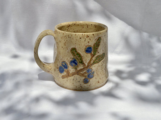 Blueberry Mug Size Regular - 1 - Earth Animated Pottery