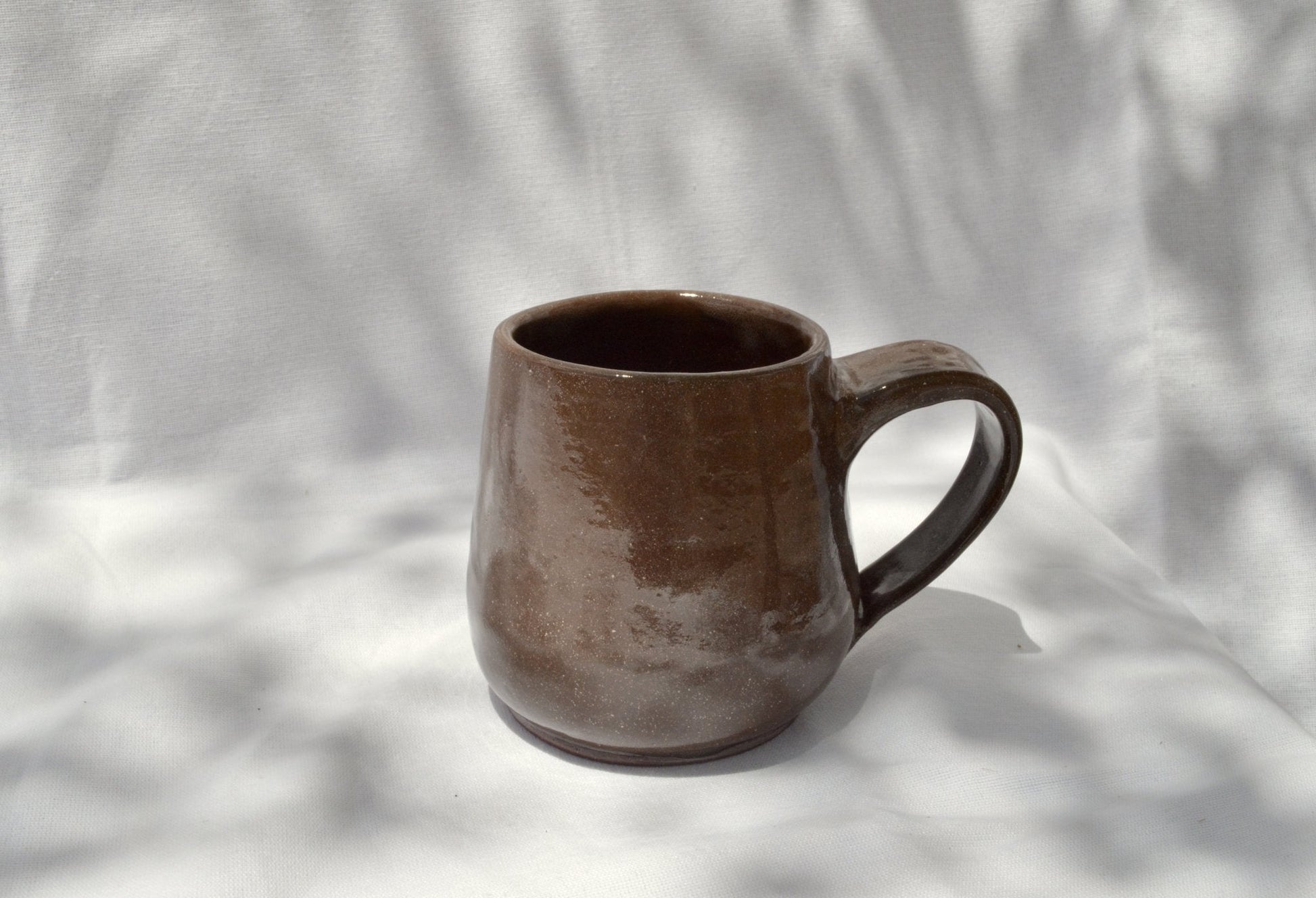 Chocolate Mug Size Large - 1 - Earth Animated Pottery