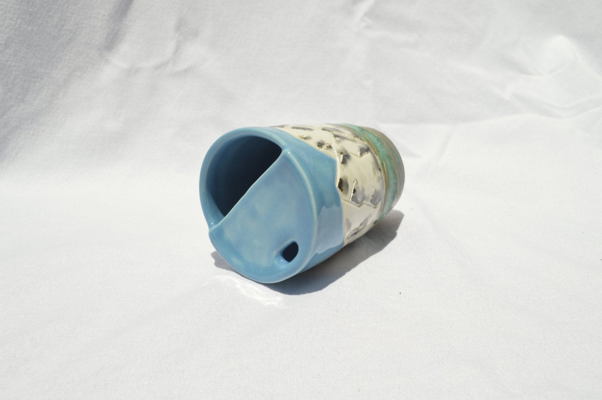Mountain To - Go Mug - Earth Animated Pottery