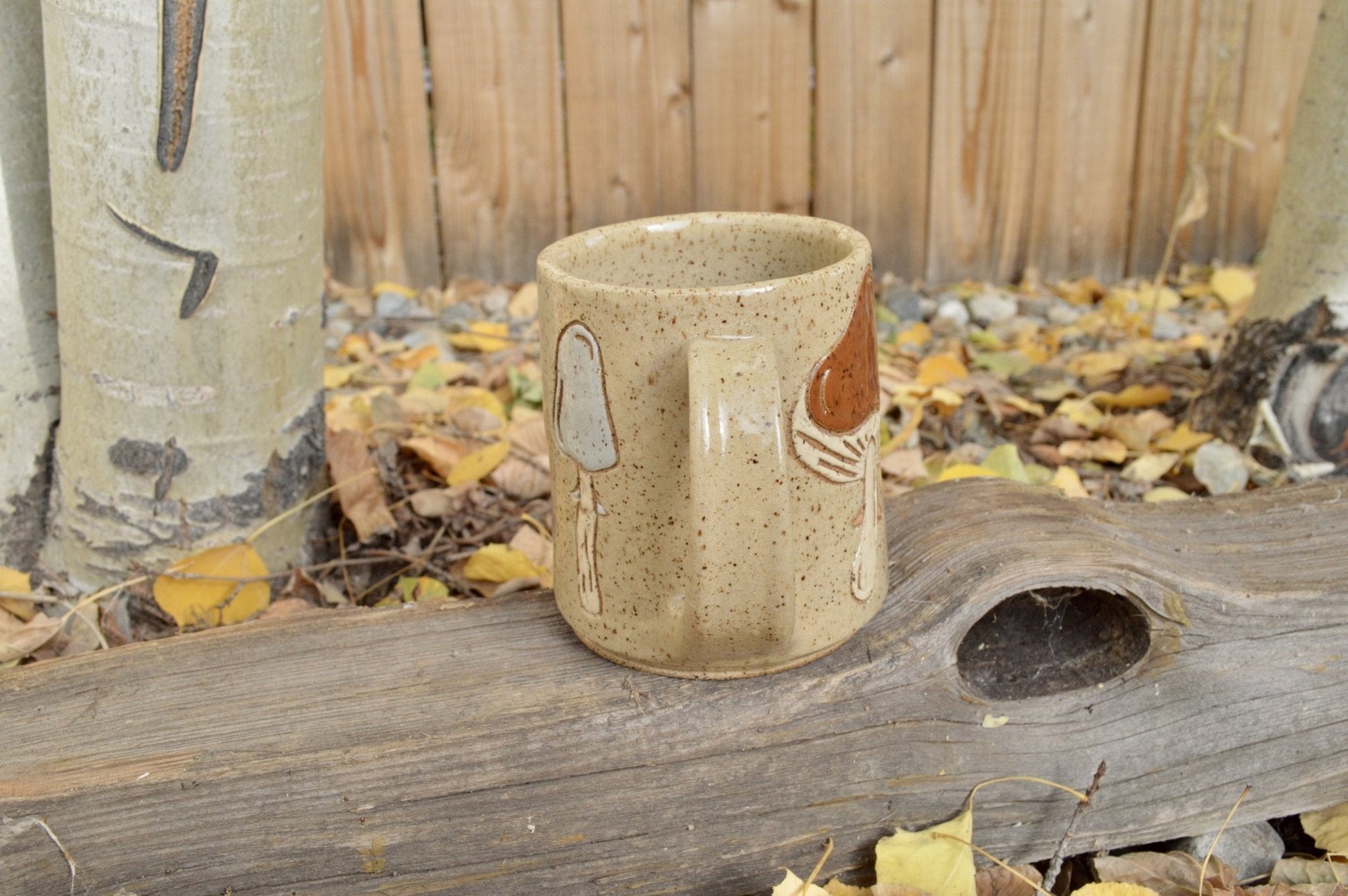 Mushroom Mug - Earth Animated Pottery